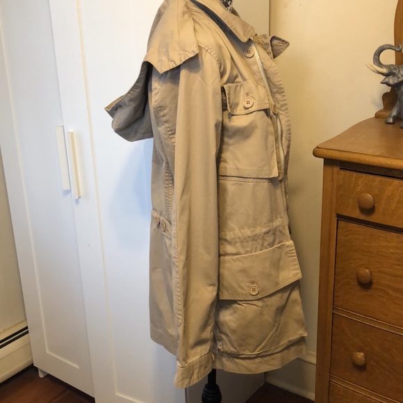 J. Crew Tan Utility Jacket. Size 8 - Picture 6 of 15